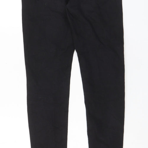 Marks and Spencer Womens Black Cotton Jegging Jeans Size 10 L28 in Regular