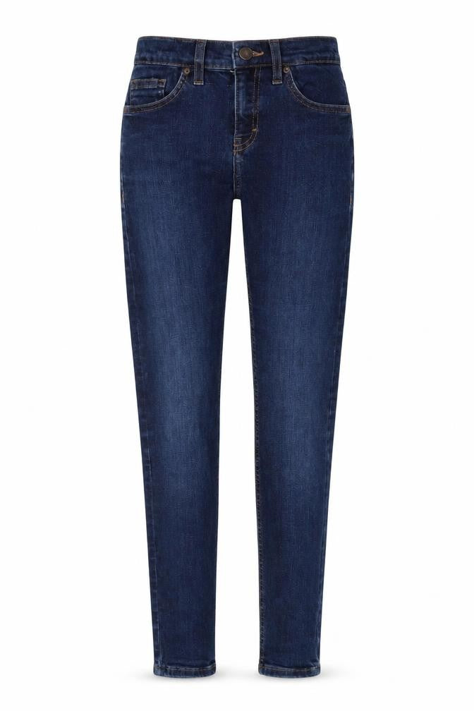 Topshop Womens Blue Cotton Skinny Jeans Size 25 in L24 in Regular Zip