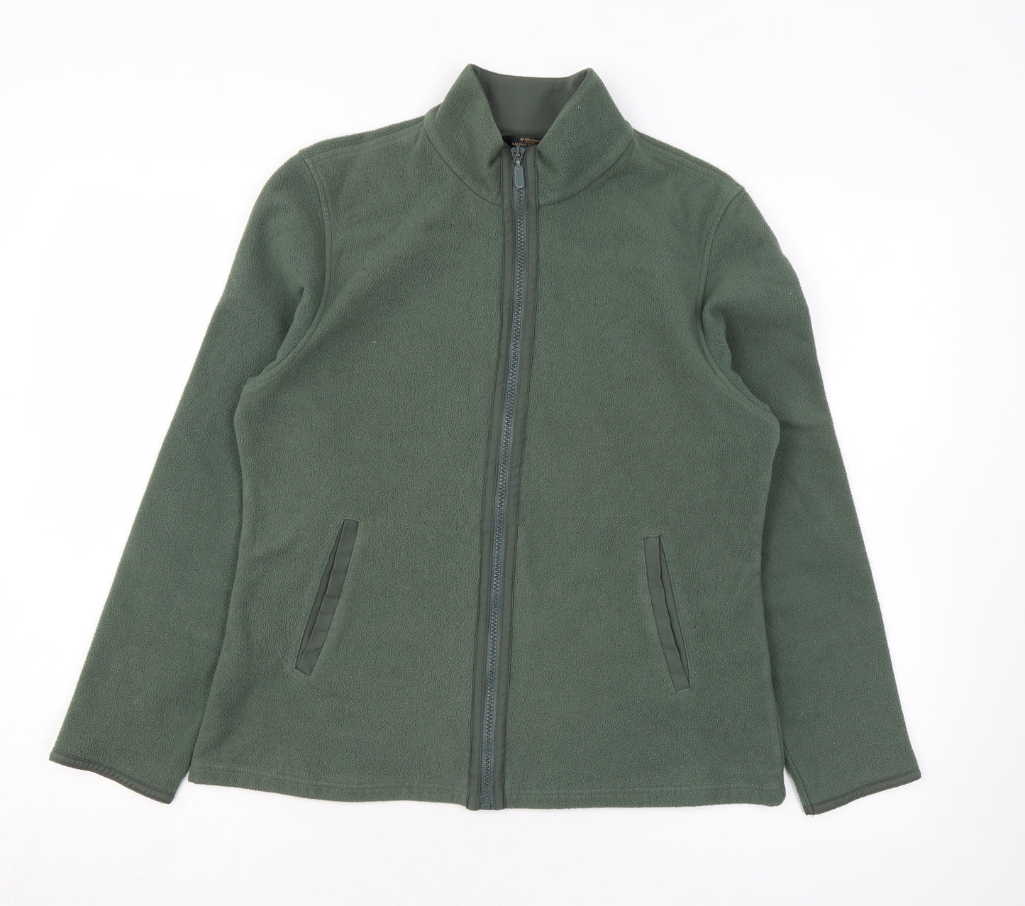 Marks and Spencer Womens Green Jacket Size 12 Zip