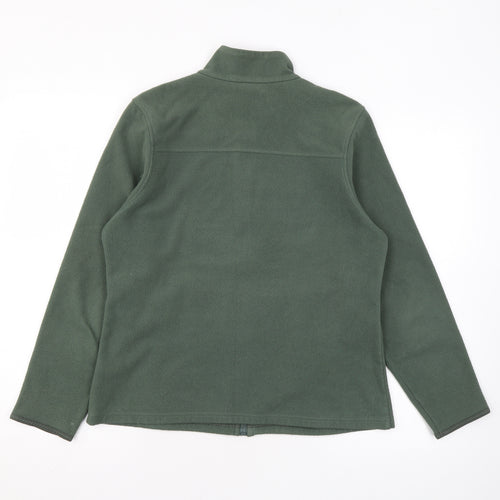 Marks and Spencer Womens Green Jacket Size 12 Zip