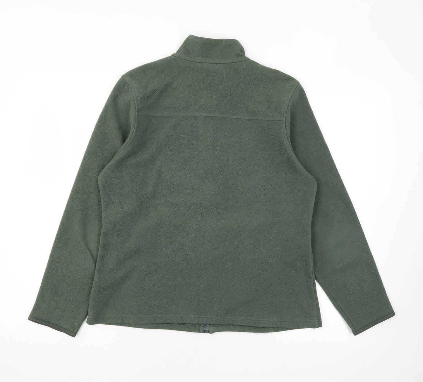 Marks and Spencer Womens Green Jacket Size 12 Zip
