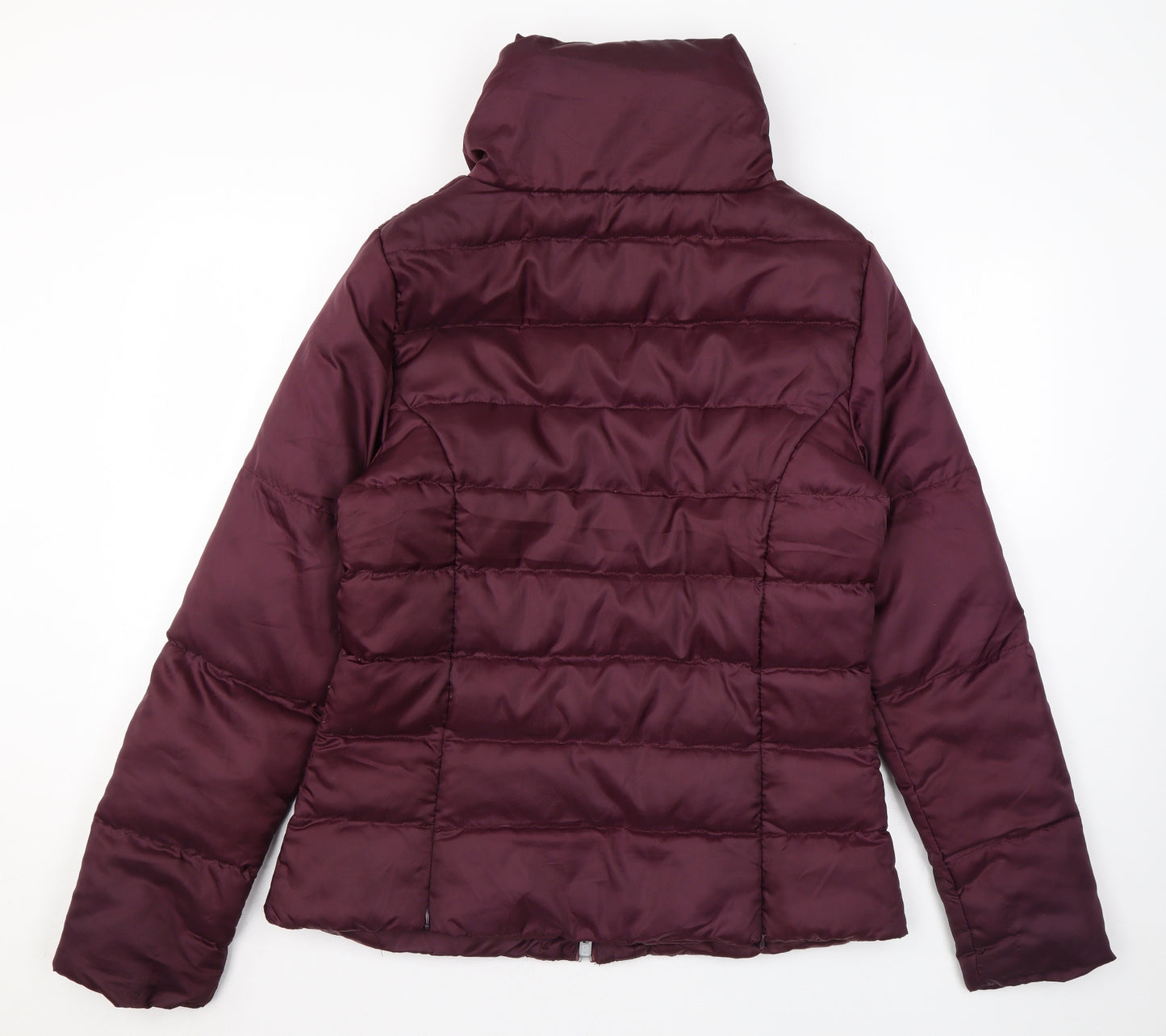 Harry Hall Womens Purple Puffer Jacket Coat Size L Zip