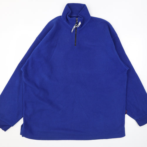 ILA Mens Blue Polyester Pullover Sweatshirt Size L