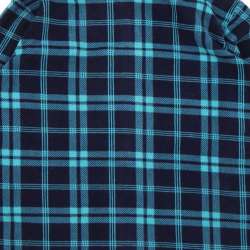 EWM Womens Blue Plaid Jacket Size M Zip