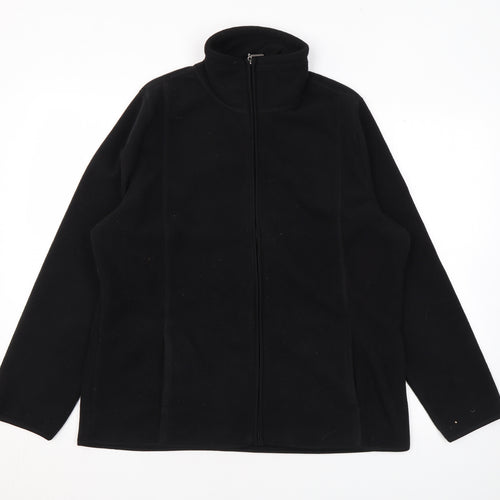 Charles Vogele Mens Black Jacket Size L Zip