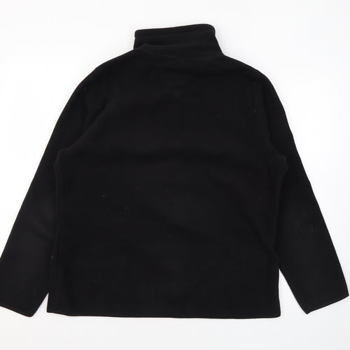 Charles Vogele Mens Black Jacket Size L Zip