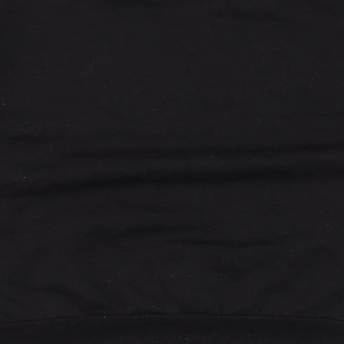 Disney Womens Black Cotton Pullover Sweatshirt Size 2XS Pullover - Logo