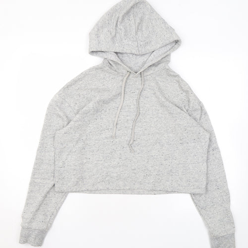 Divided by H&M Womens Grey Cotton Pullover Hoodie Size M Pullover