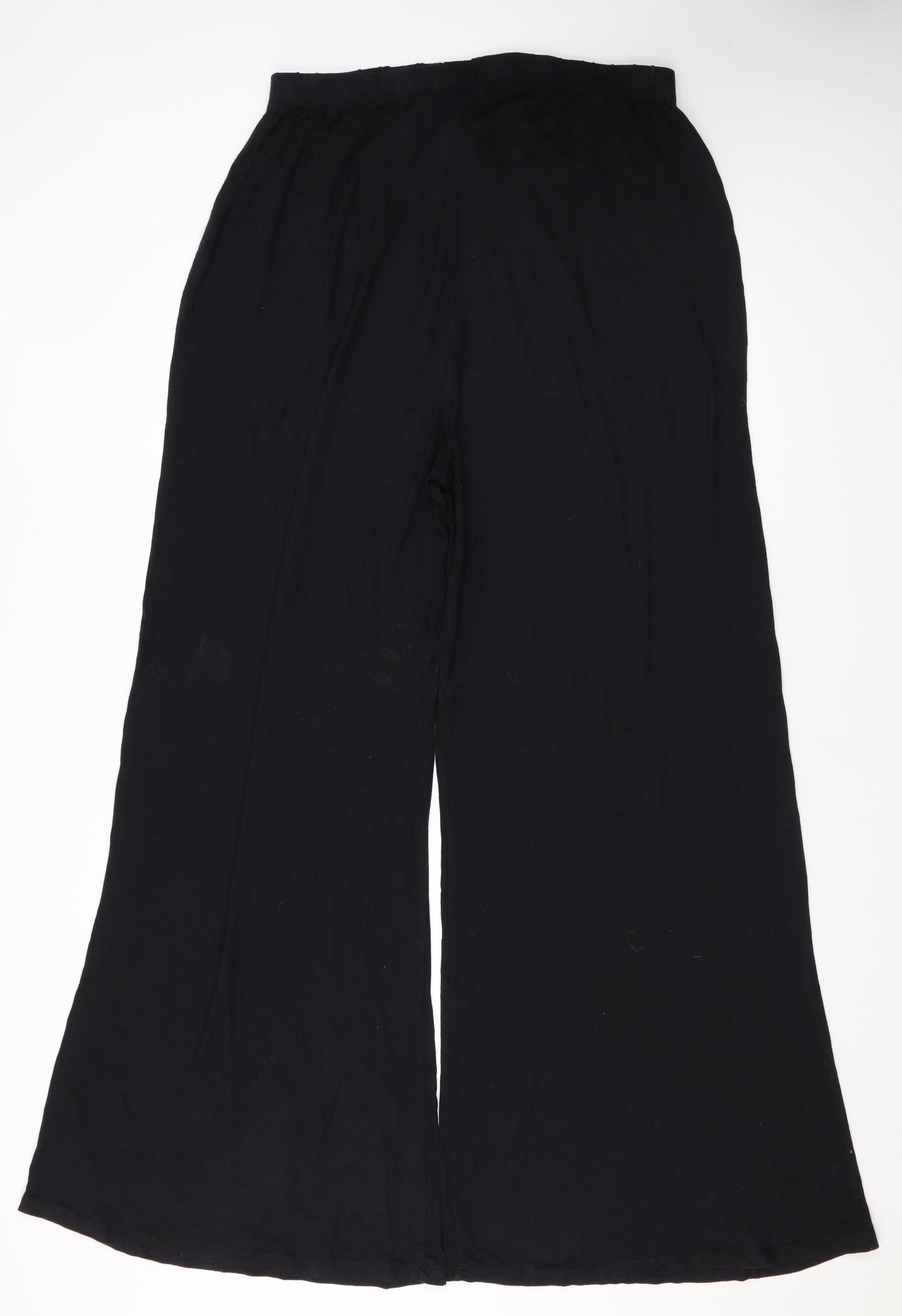 Missguided Womens Black Polyester Trousers Size 18 L30 in Regular