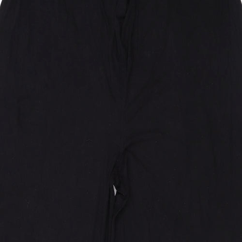 Missguided Womens Black Polyester Trousers Size 18 L30 in Regular