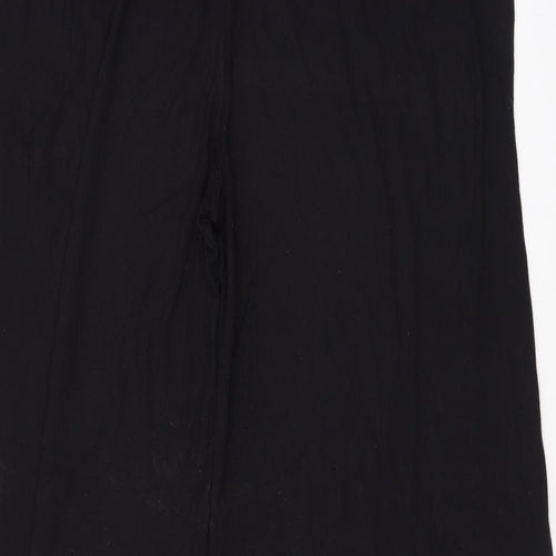 Missguided Womens Black Polyester Trousers Size 18 L30 in Regular