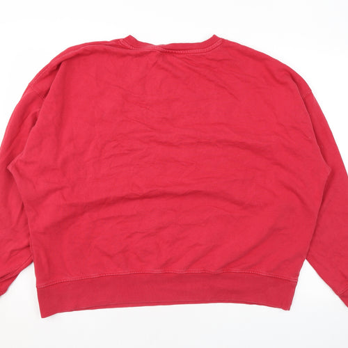 Harvard Womens Pink Cotton Pullover Sweatshirt Size 20 Pullover