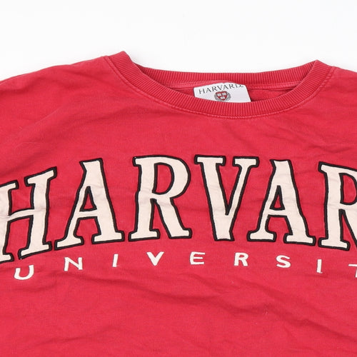 Harvard Womens Pink Cotton Pullover Sweatshirt Size 20 Pullover