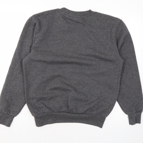 Slazenger Mens Grey Polyester Pullover Sweatshirt Size S