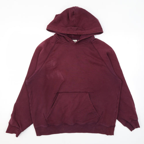 Carhartt Womens Purple Cotton Pullover Hoodie Size S Pullover
