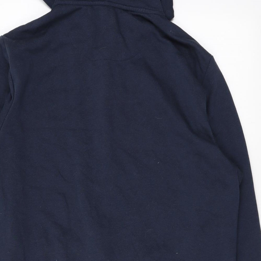 Element Mens Blue Cotton Full Zip Hoodie Size XL