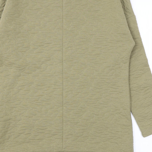 Kaleidoscope Womens Green Geometric Polyester Pullover Sweatshirt Size 10 Pullover