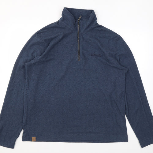Regatta Mens Blue Herringbone Polyester Pullover Sweatshirt Size XL