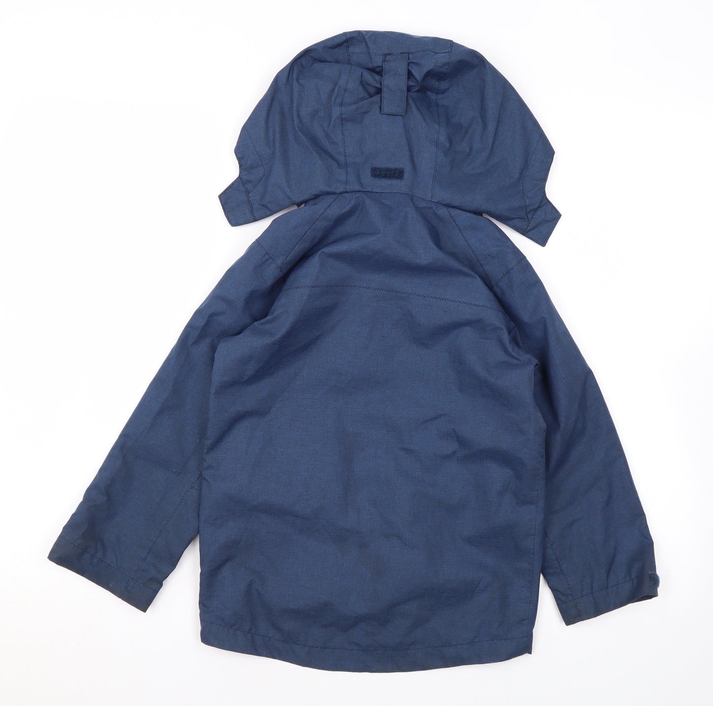Crane Boys Blue Rain Coat Coat Size 5-6 Years Zip