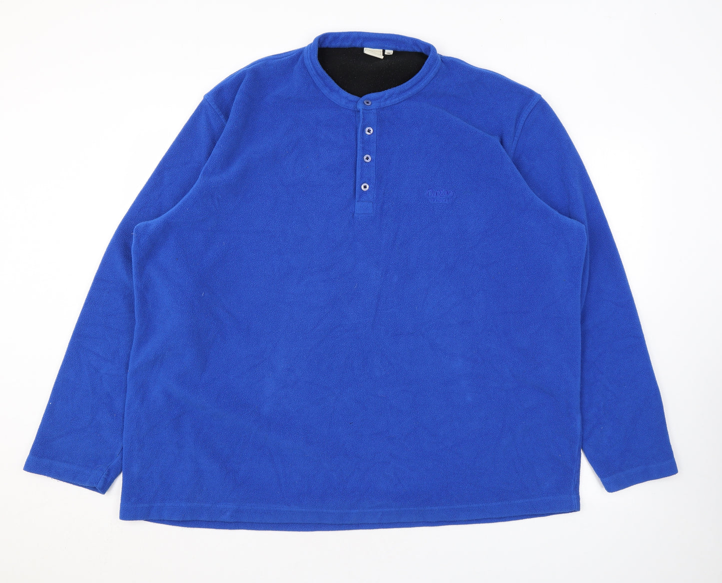 Cotton Traders Mens Blue Polyester Pullover Sweatshirt Size 3XL