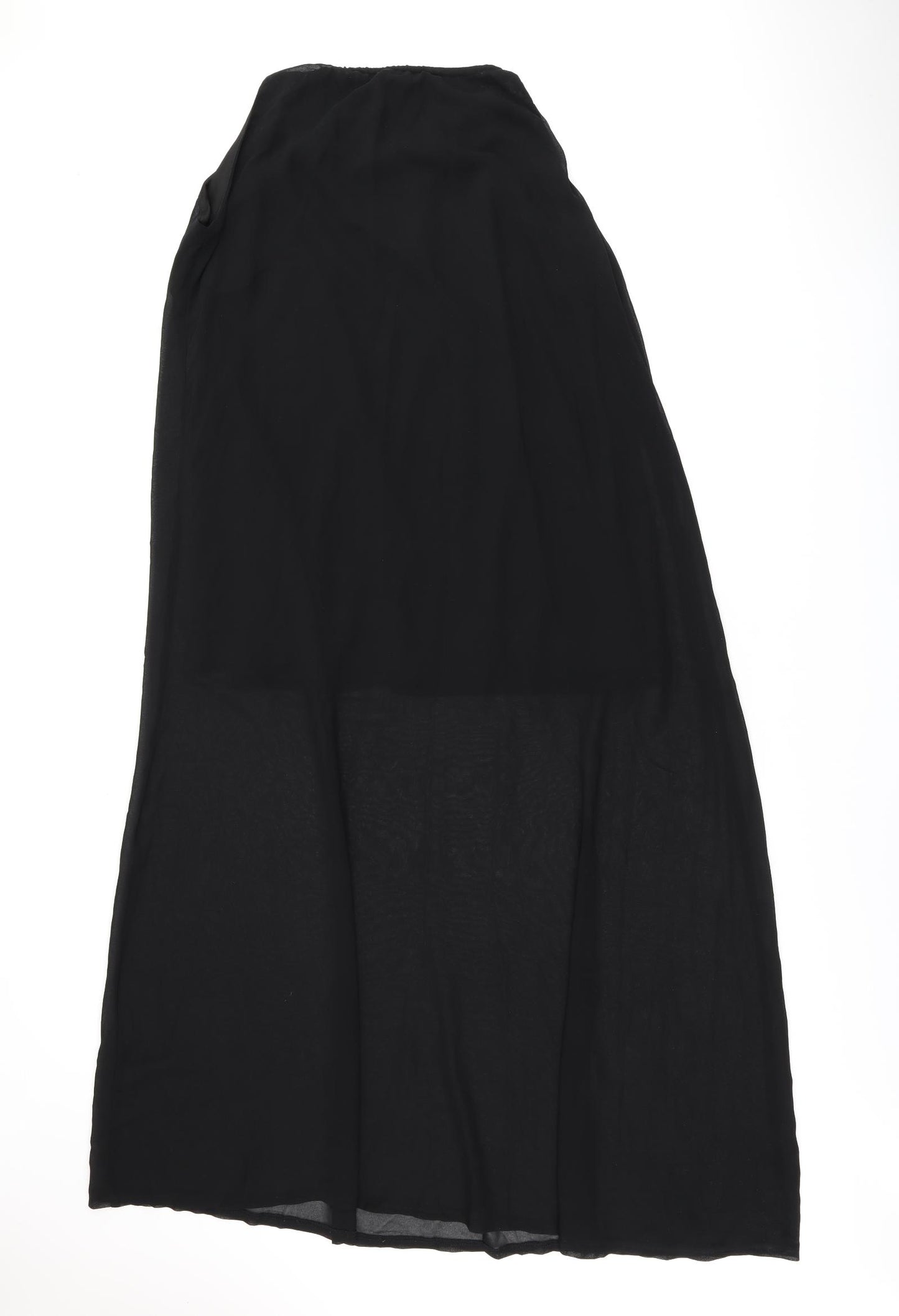 Boohoo Womens Black Polyester Shift Size 10 Round Neck Pullover