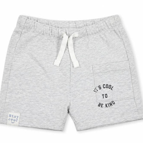 Marks and Spencer Baby Grey Cotton Cropped Trousers Size 6-9 Months Drawstring