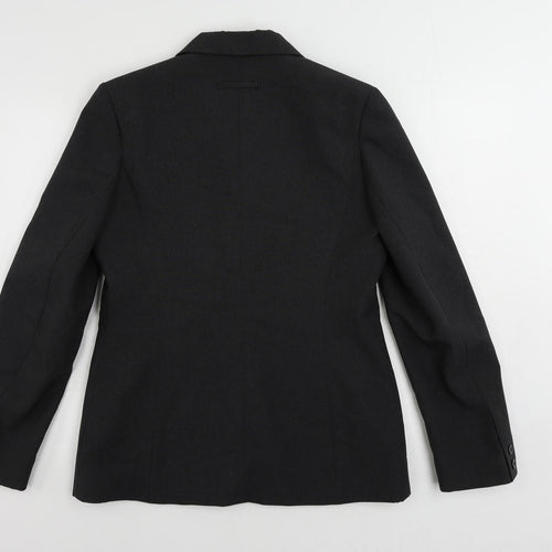 Pilot Womens Grey Jacket Blazer Size 14 Button