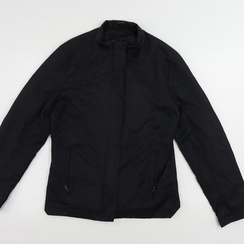 NuAge Womens Blue Jacket Size 12 Zip - Zipped Pockets
