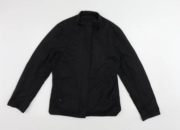 NuAge Womens Blue Jacket Size 12 Zip - Zipped Pockets