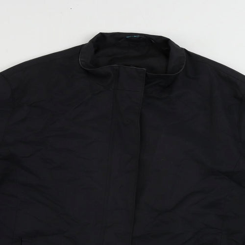 NuAge Womens Blue Jacket Size 12 Zip - Zipped Pockets