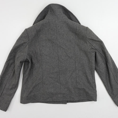 Attention Womens Grey Jacket Size XL Button