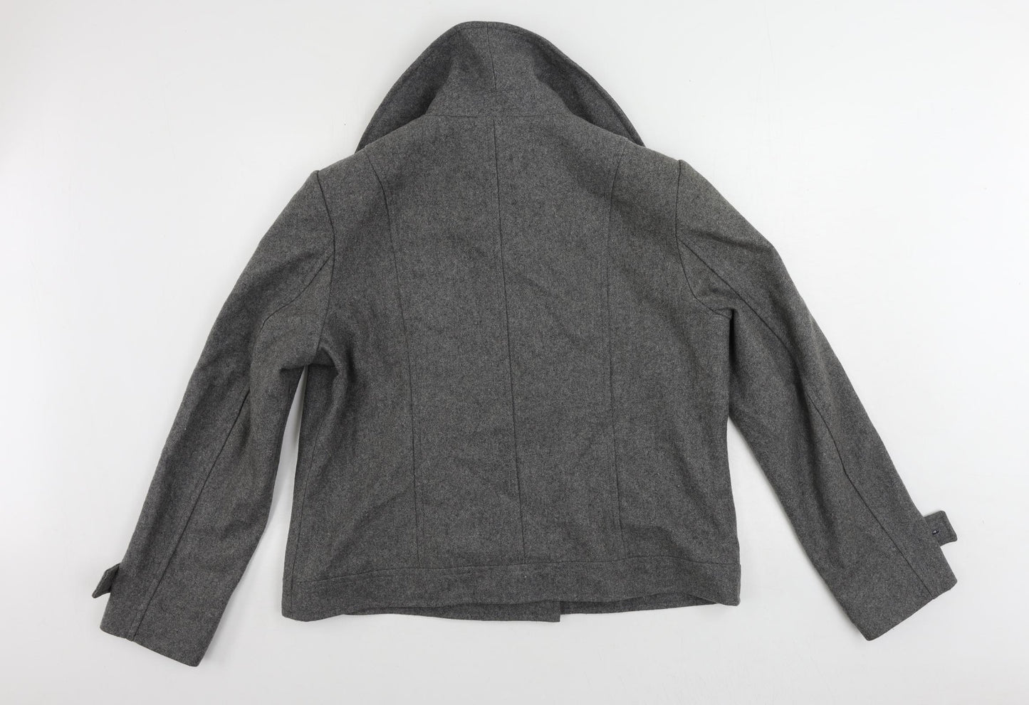 Attention Womens Grey Jacket Size XL Button