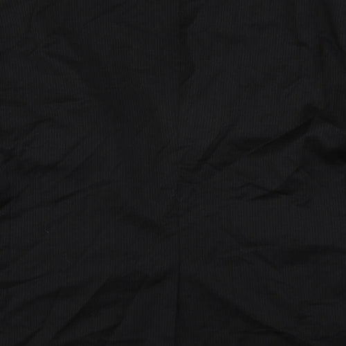 Marks and Spencer Mens Black Striped Wool Jacket Suit Jacket Size 44 Regular