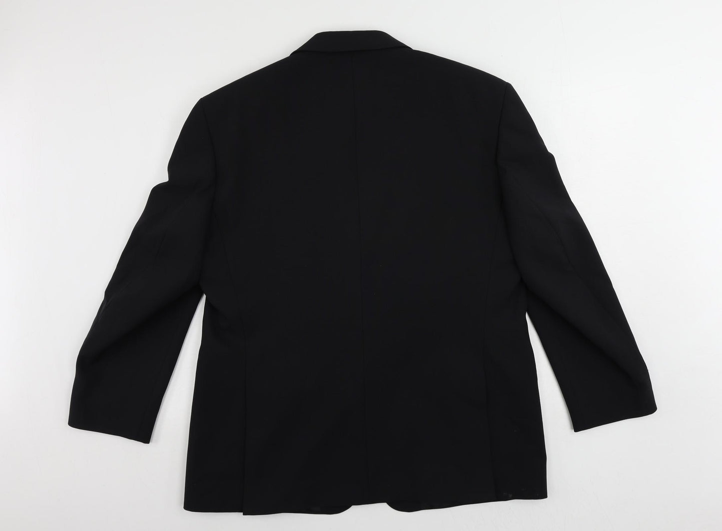 Greenwoods Mens Blue Polyester Jacket Suit Jacket Size 42 Regular
