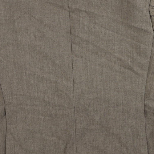 Tuomi Mens Brown Wool Jacket Suit Jacket Size 44 Regular