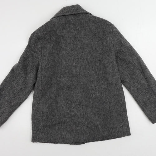 H&M Womens Grey Jacket Size XS Snap