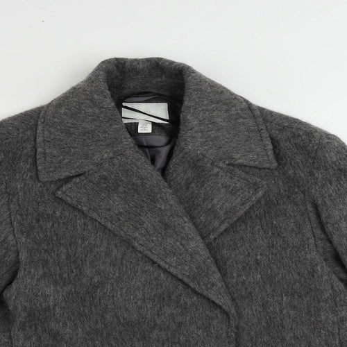 H&M Womens Grey Jacket Size XS Snap