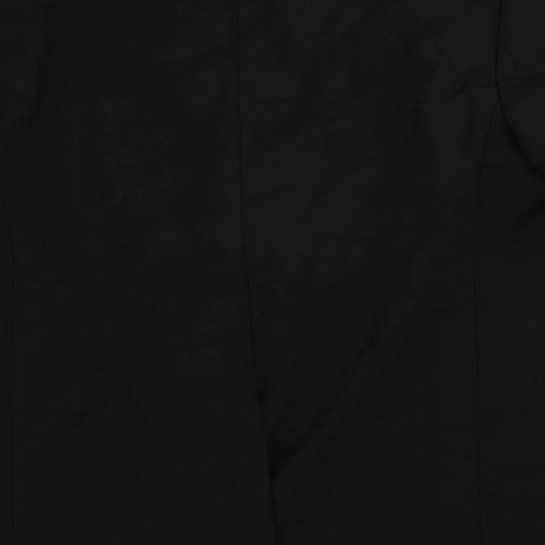 Marks and Spencer Womens Black Jacket Blazer Size 12 Button