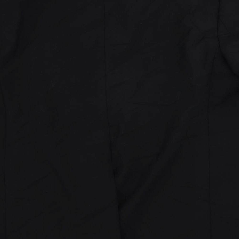 Marks and Spencer Womens Black Jacket Blazer Size 12 Button