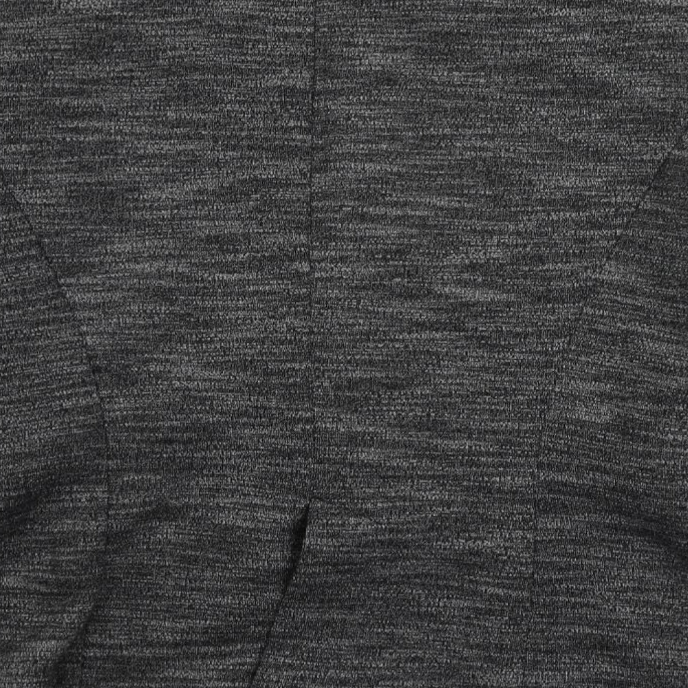 Zara Womens Grey Jacket Blazer Size M Button