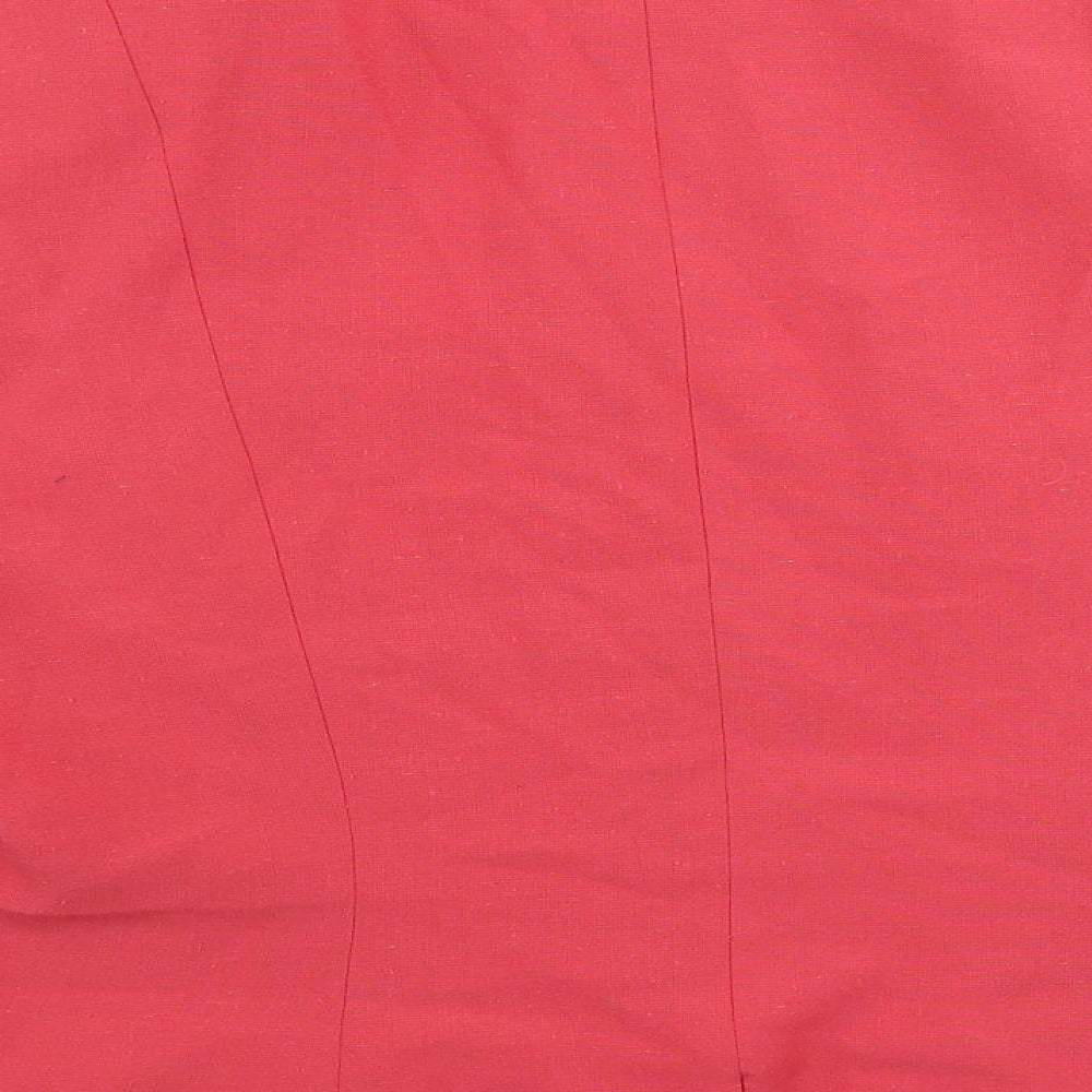 Viyella Womens Pink Jacket Blazer Size 16 Button