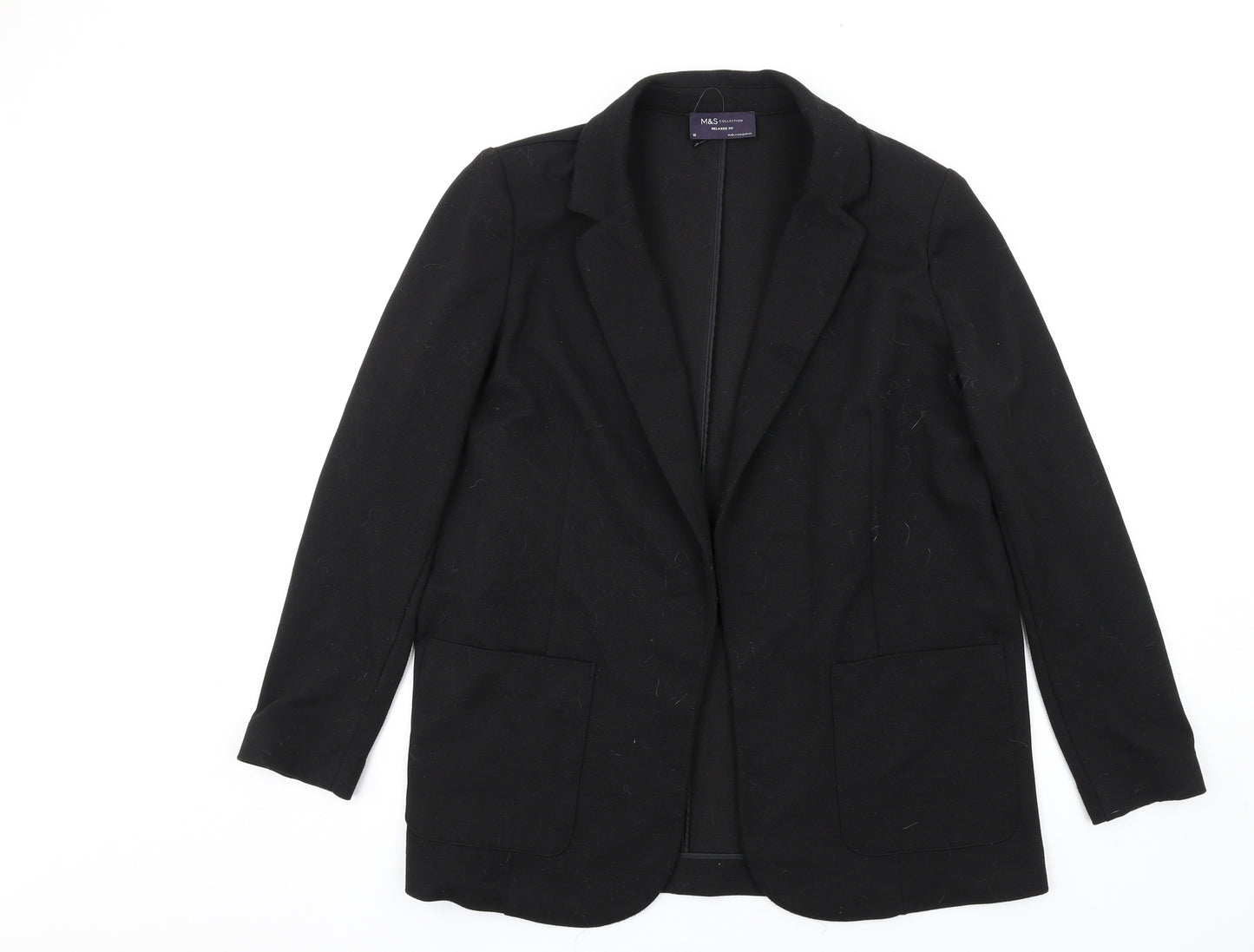 Marks and Spencer Womens Black Jacket Blazer Size 18