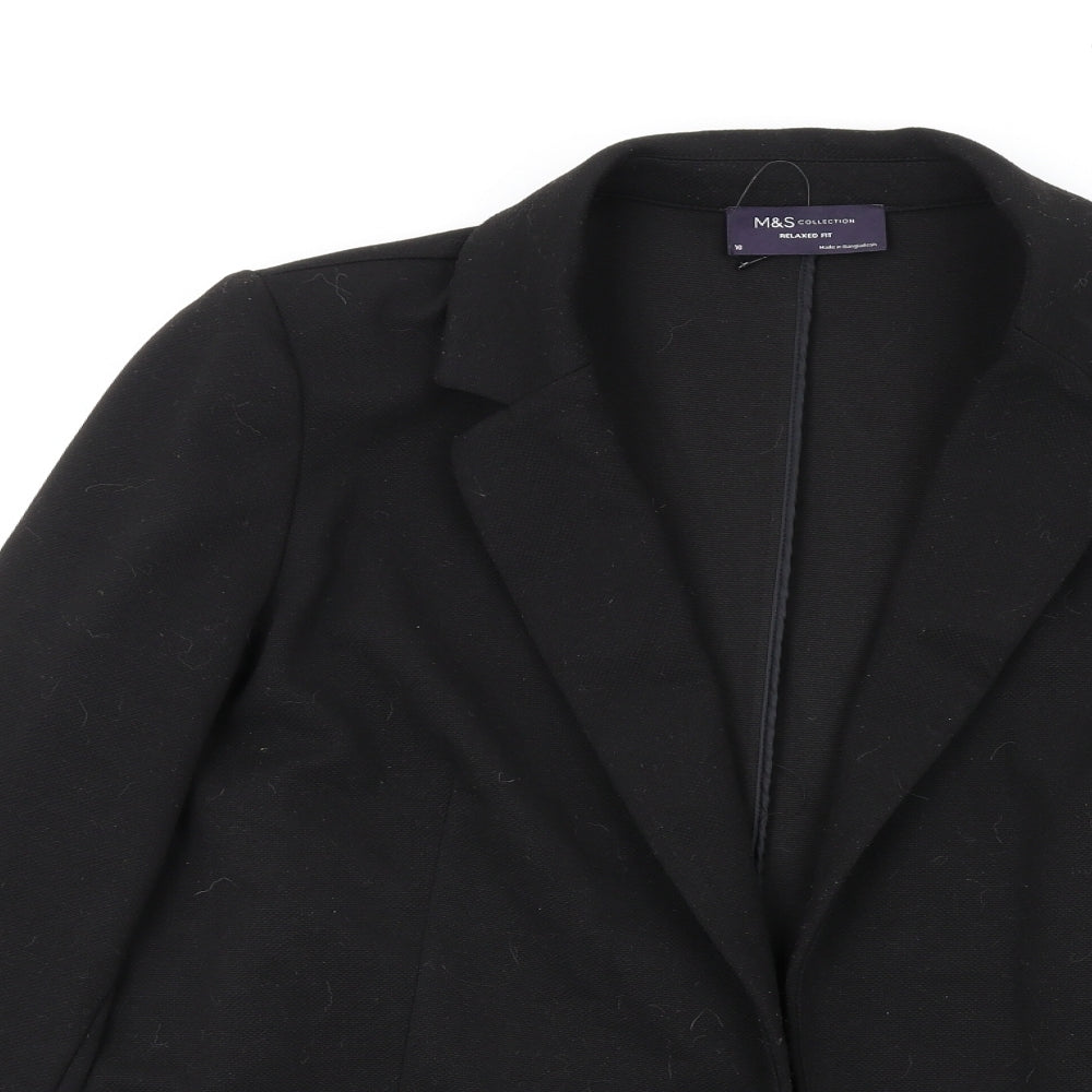 Marks and Spencer Womens Black Jacket Blazer Size 18