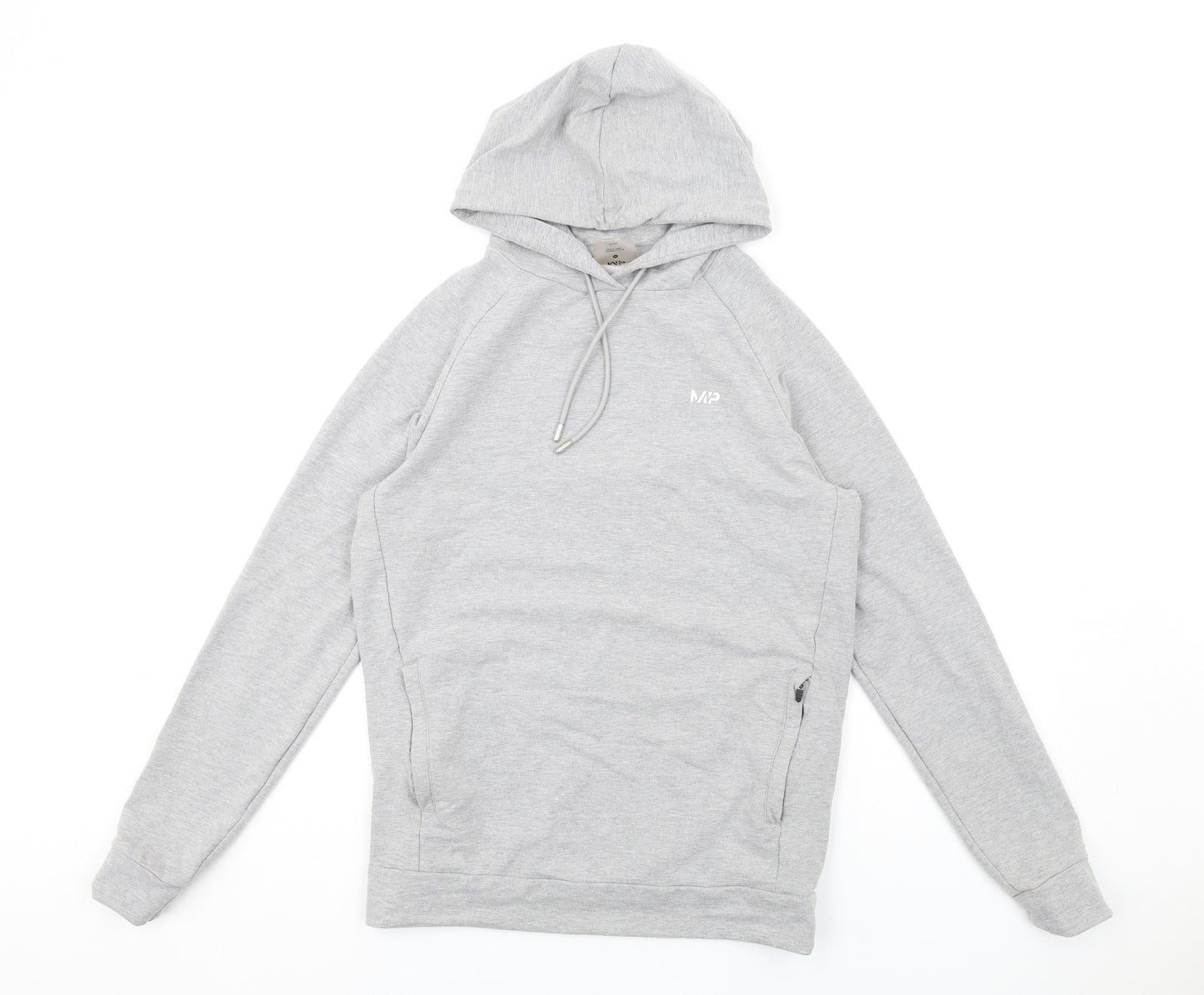 Myprotein Womens Grey Cotton Pullover Hoodie Size M Pullover