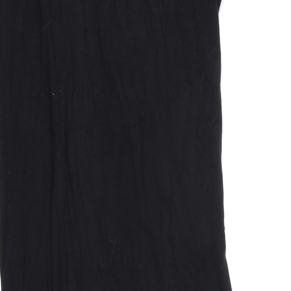Select Womens Black Viscose Bodycon Size 10 Round Neck Pullover
