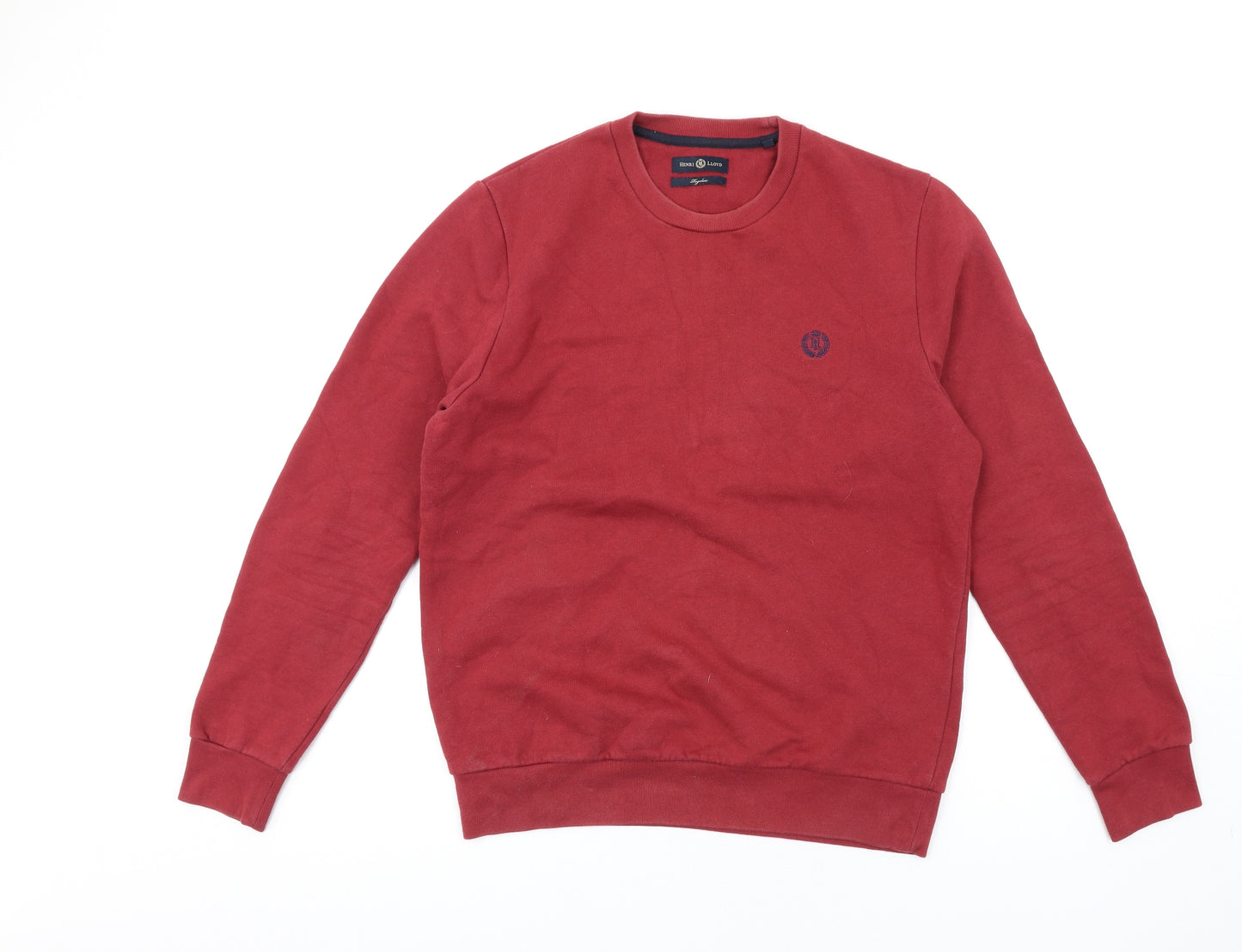 Henri Lloyd Mens Red Cotton Pullover Sweatshirt Size M