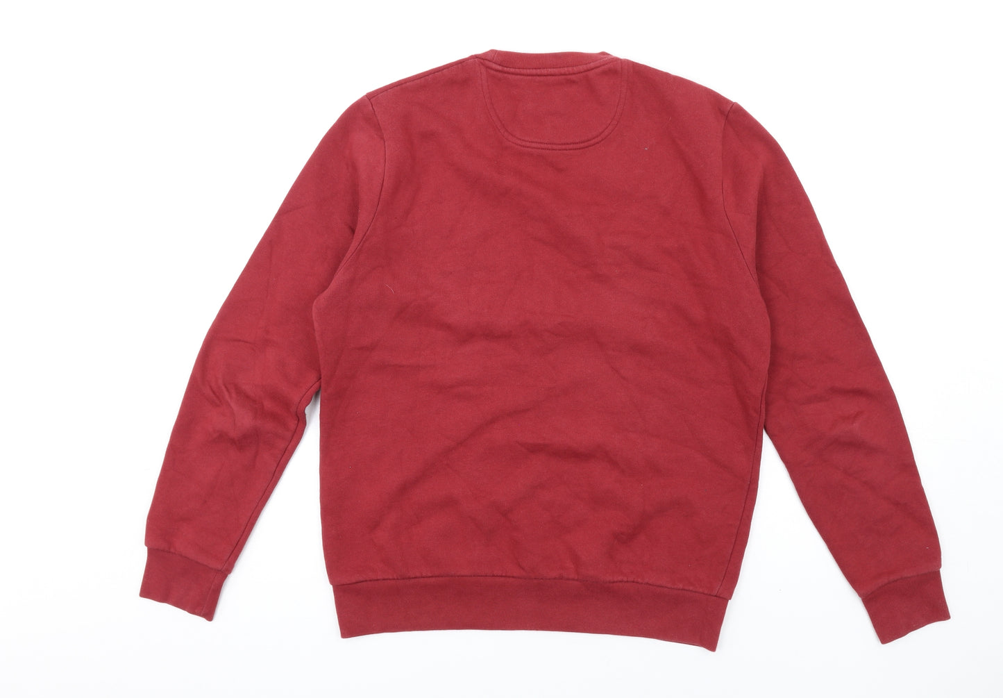 Henri Lloyd Mens Red Cotton Pullover Sweatshirt Size M