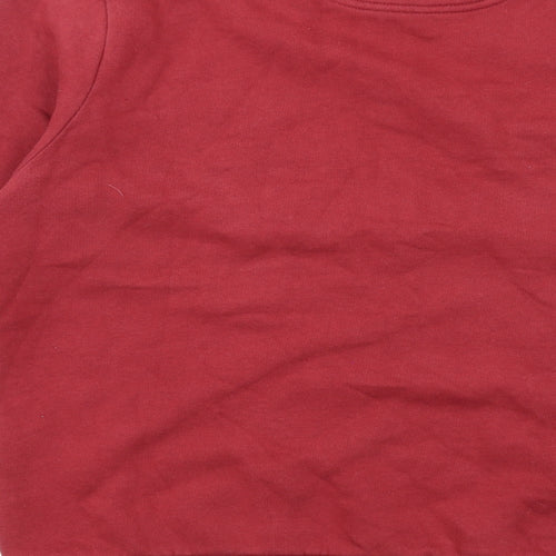 Henri Lloyd Mens Red Cotton Pullover Sweatshirt Size M