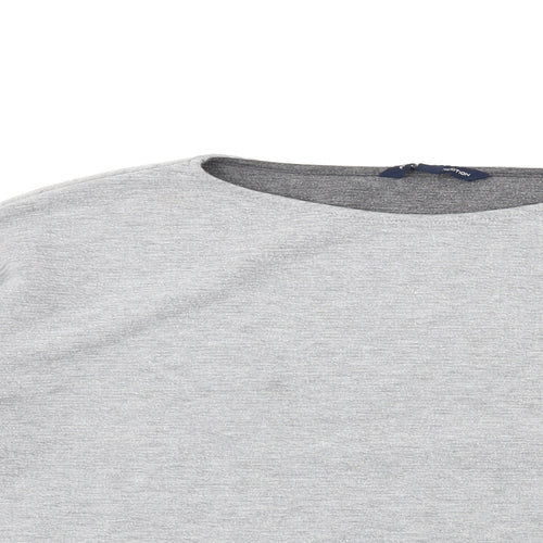 French Connection Womens Grey Polyester Pullover Sweatshirt Size S Pullover