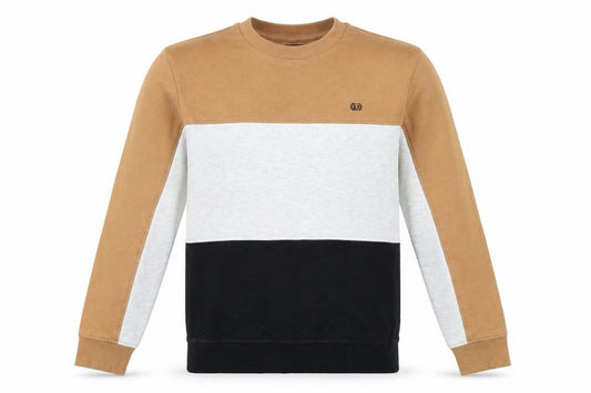 Front view of Burton men’s multicoloured cotton pullover sweatshirt, size S